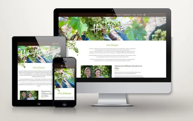 Site internet e-commerce pour vigneron