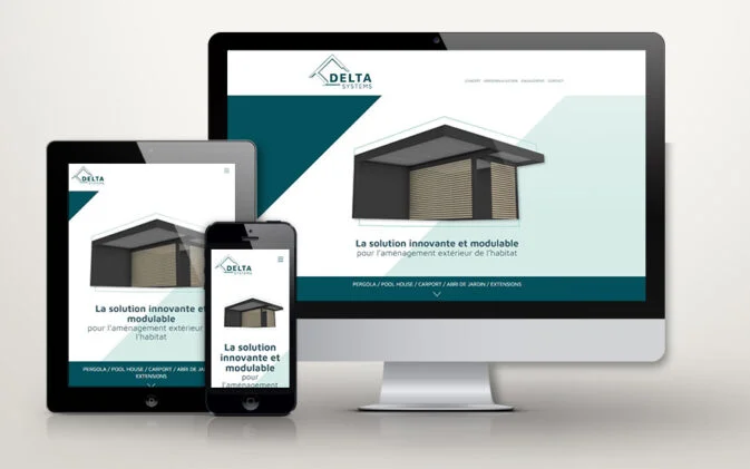 Site one-page de Delta Systems