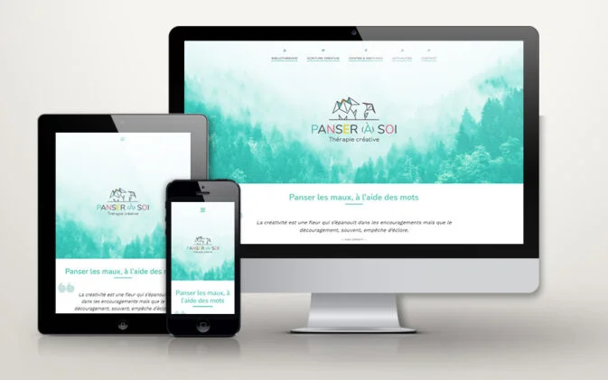 Développement d'un site vtrine Wordpress : Panser à Soi